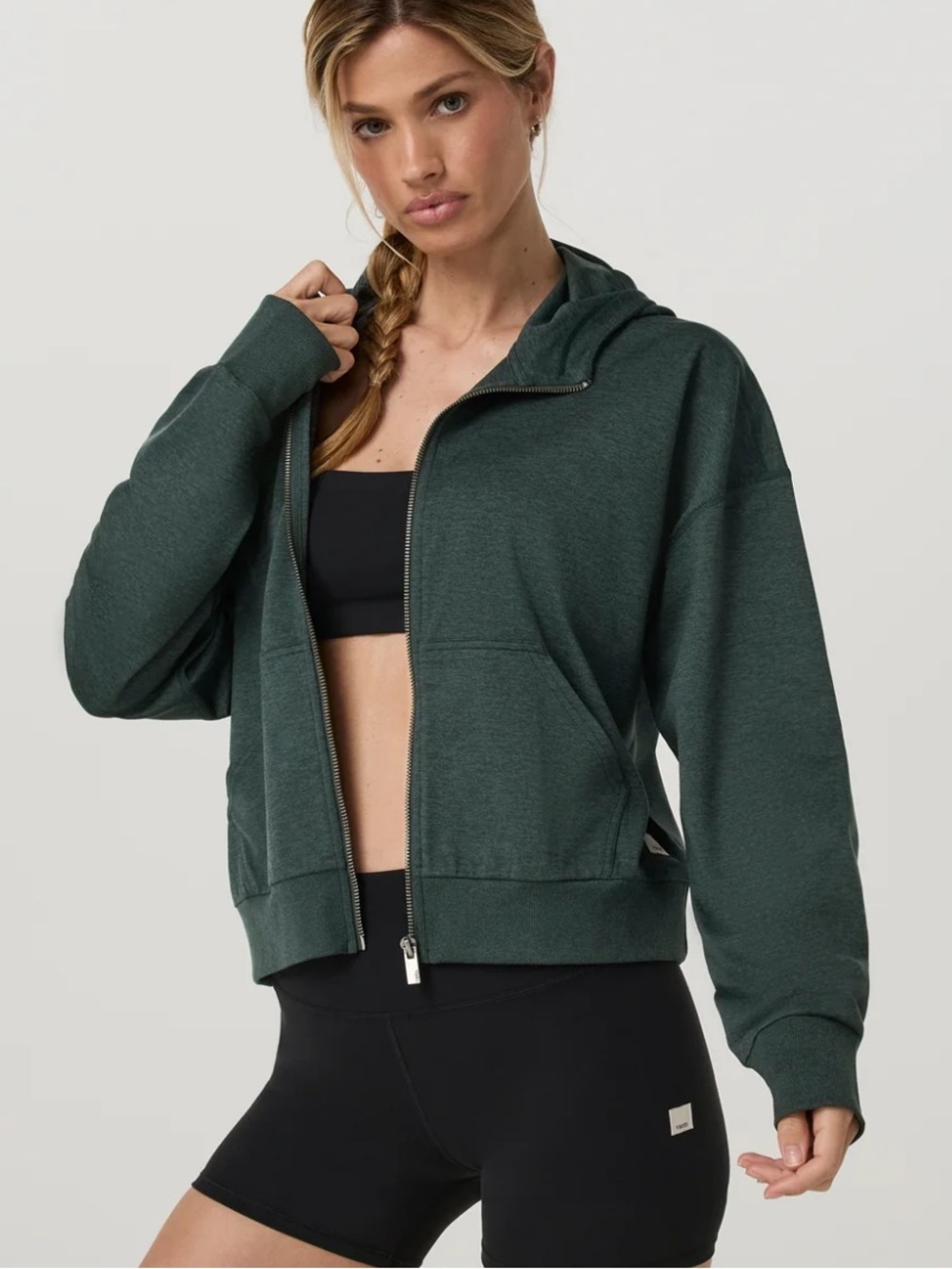 Vuori Halo Modern Full Zip Hoodie Like New Large